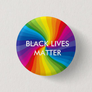 Black Lives Matter/LGBTQ 3 Cm Round Badge