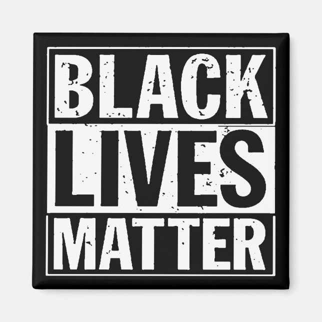 “BLACK LIVES MATTER” MAGNET (Front)