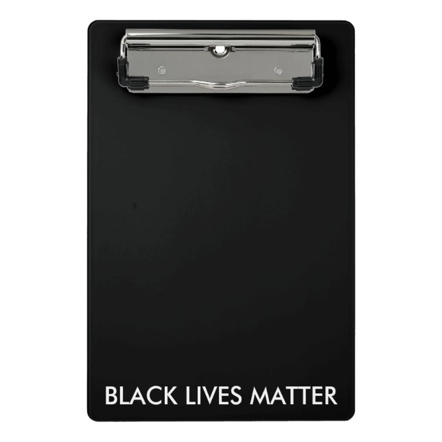 Black Lives Matter Mini Clipboard (Front)