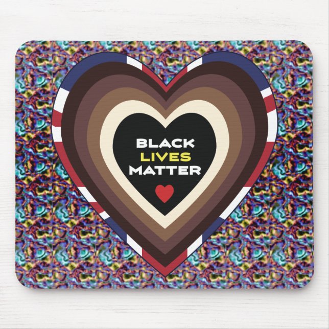Black Lives Matter Mouse Pad (Front)