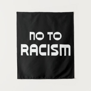 Black Lives Matter No To Racism Tapestry