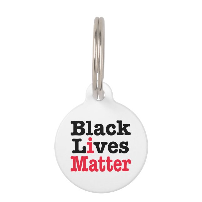 Black Lives Matter Pet Tag (Front)