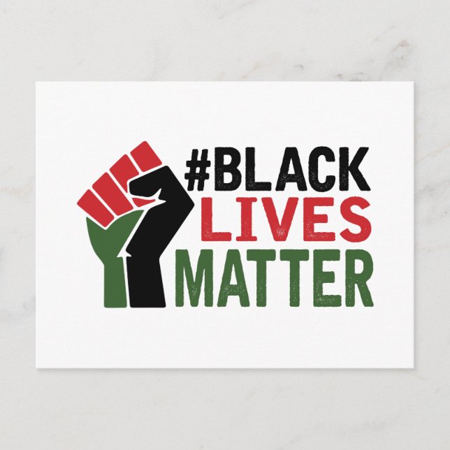 #Black Lives Matter Postcard (Front)