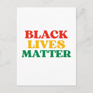 Black Lives Matter Postcard