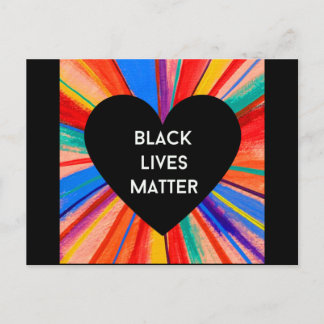 BLACK LIVES MATTER postcard