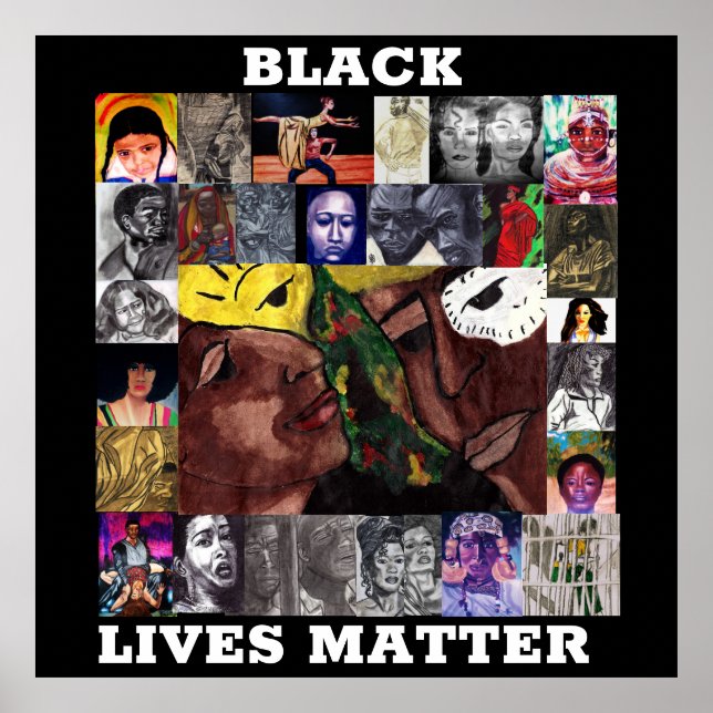BLACK LIVES MATTER  poster (Front)