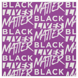 Black lives matter Purple Fabric
