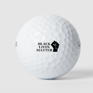 Black Lives Matter - Raised Clenched Fist Golf Balls