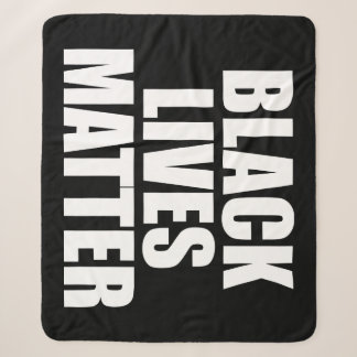 Black Lives Matter Sherpa Blanket