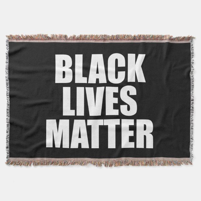 Black Lives Matter Throw Blanket (Front)