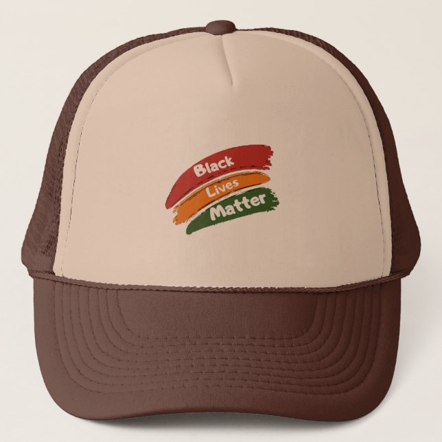 Black lives Matter  Trucker Hat (Front)