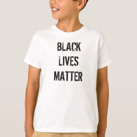 Black Lives Matter White T-Shirt | Kid's