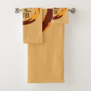 Black Lives More Than Matter Bath Towel Set