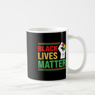Black Lives Problem Black History Month Celebratio Coffee Mug