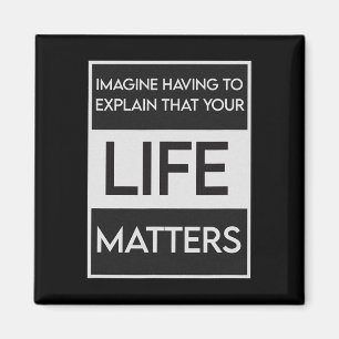 Black Lives Problem Blm Resist - Engage In The Det Magnet