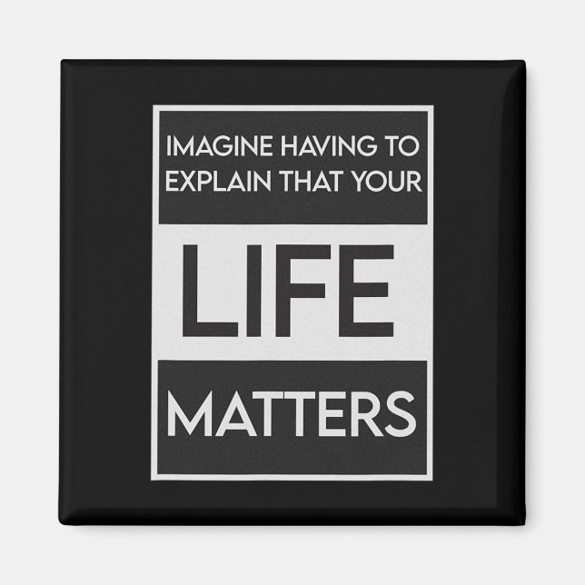 Black Lives Problem Blm Resist - Engage In The Det Magnet (Front)