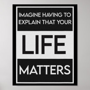 Black Lives Problem Blm Resist - Engage In The Det Poster