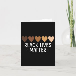 Black Lives Problem Heart Shirt - Melanin African Card