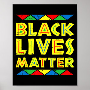 Black Lives Problem History Protest African Americ Poster