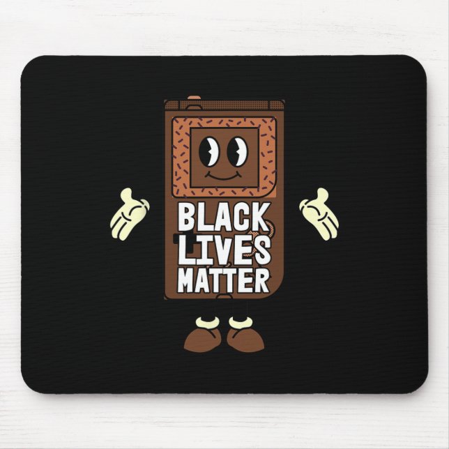 Black Lives Problem Video-game Black History Gamin Mouse Pad (Front)
