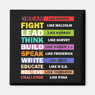 Black Lives S Black Leaders Black History Month Magnet