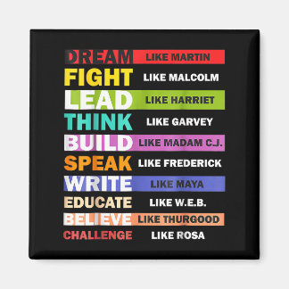 Black Lives S Black Leaders Black History Month  Magnet