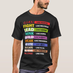 Black Lives S Black Leaders Black History Month  T-Shirt