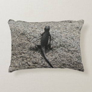 Black Lizard Decorative Cushion