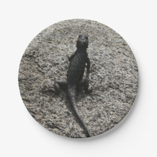 Black Lizard Paper Plate