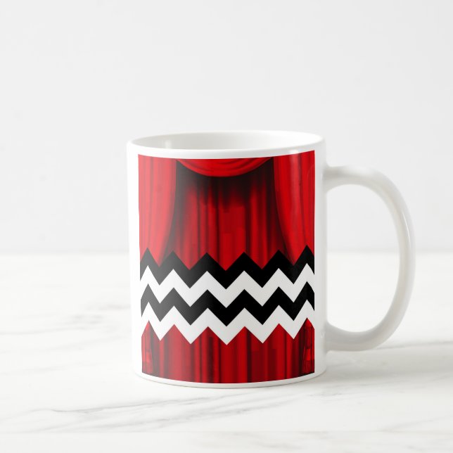 black lodge chevron coffee mug (Right)