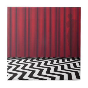 Black Lodge Red Room Tile