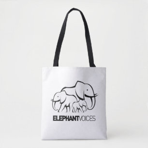 Black Logo Tote - (Reduce - Reuse - Recycle)