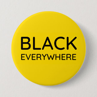 Black Long Beach Button - Large (3")