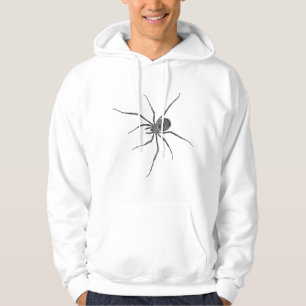 Black Long Leg Spider Creepy Arachnid Hoodie