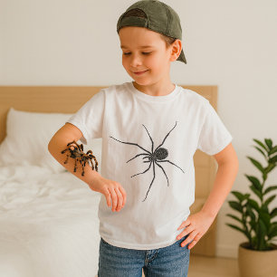 Black Long Leg Spider Creepy Arachnid T-Shirt