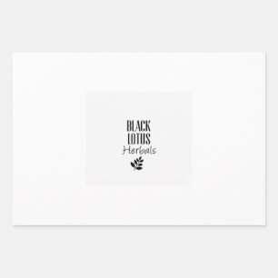 Black Lotus Herbals Gift Wrap 1