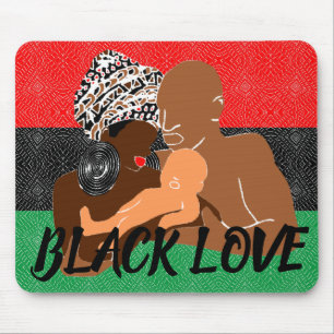 Black Love Brown Love Black Family Mouse Pad