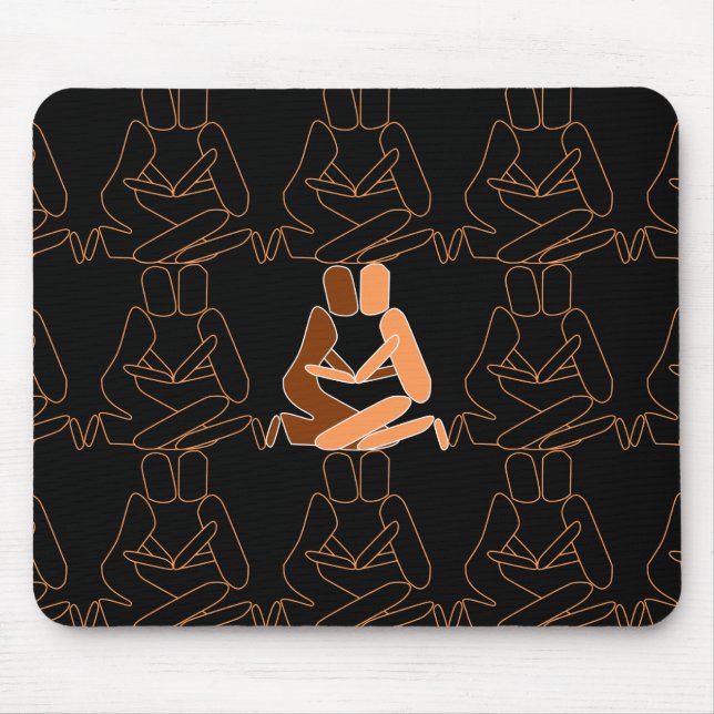 Black Love Brown Love Mouse Pad (Front)