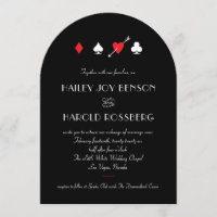 Black Love Struck Vintage Las Vegas Casino Wedding