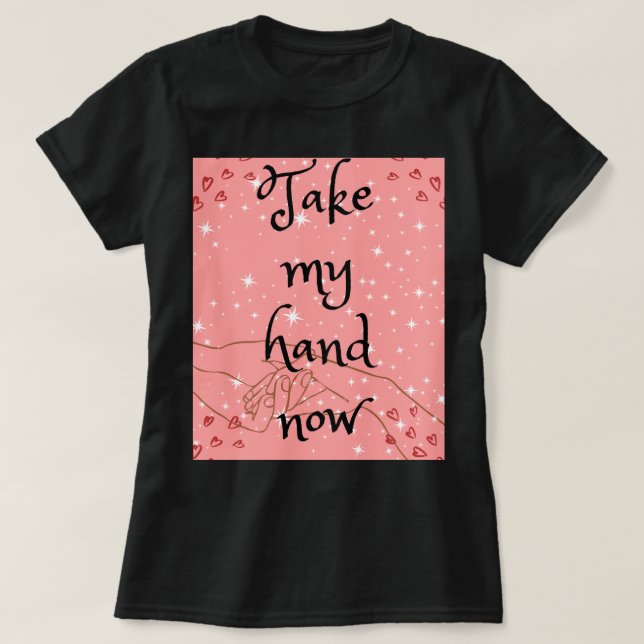 Black love text women's t-shirt  (Design Front)