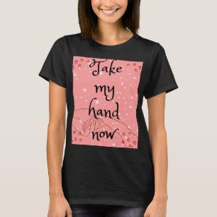 Black love text women's t-shirt 