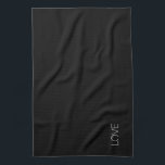 Black Love -The black series Tea Towel<br><div class="desc">Black Love -The black series</div>