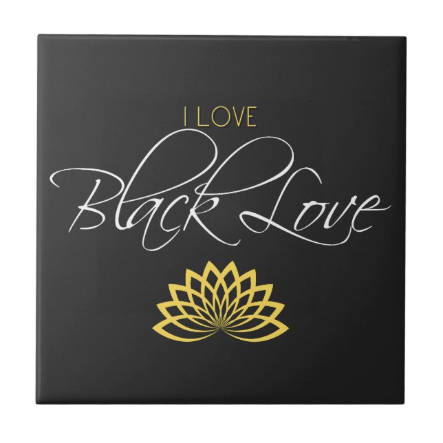 Black Love Tile (Front)