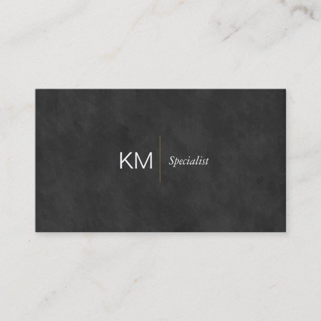 Black Lux | Executive Business Card (Front)