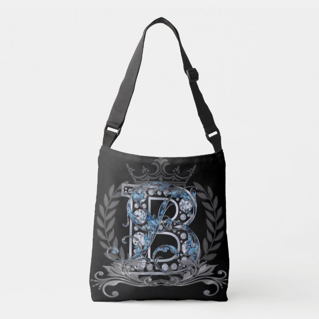 Black Lyon lux  bent lv  Crossbody Bag (Front)