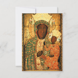 Black Madonna and Child Our Lady of Czestochowa