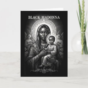 Black Madonna Black Mother And Child Christian Bla Card