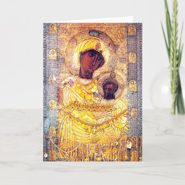Black Madonna Card (Front)