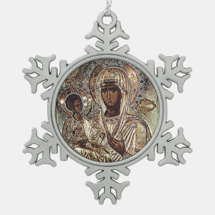 Black Madonna Christmas Ornament