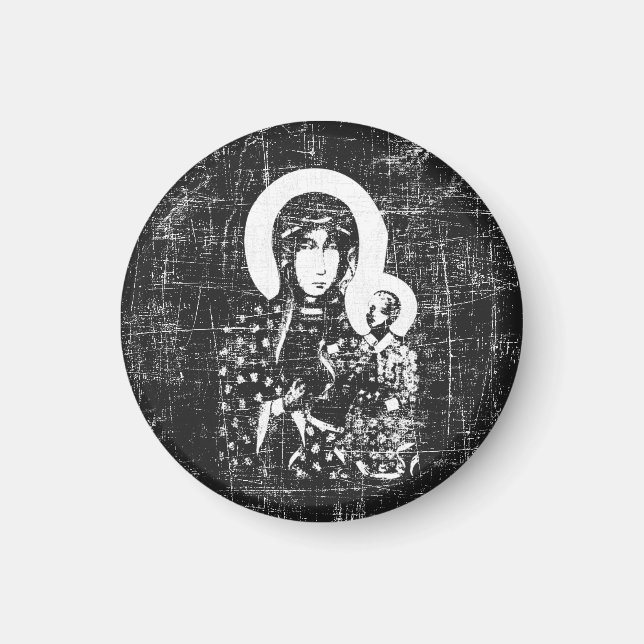 Black Madonna from Czestochowa Magnet (Front)
